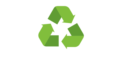 Logotipo ecologico en color verdes con lineas de diseño