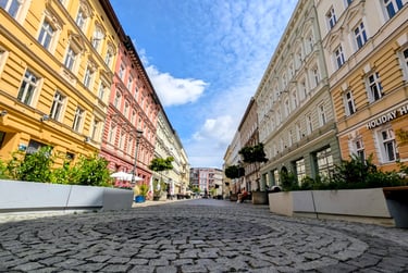 architecture street view in Szczecin