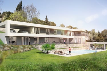 Example of English Architect Nita Sharma's work in the South of France
