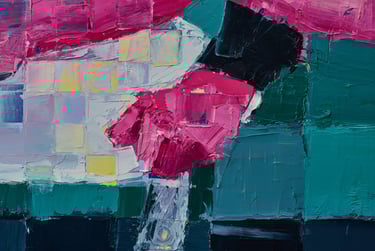 Detail Fragment uit Schilderij Kutkunst van Henk Tieten