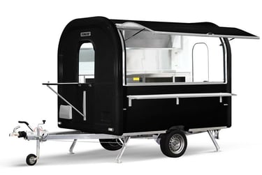 Food trailer snack burger fries