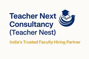 Teacher Next Consultancy (Teacher Nest Consultancy) branding graphic showing the official logo