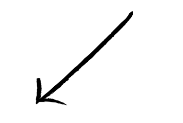 a black and white photo of a arrow pointing upward