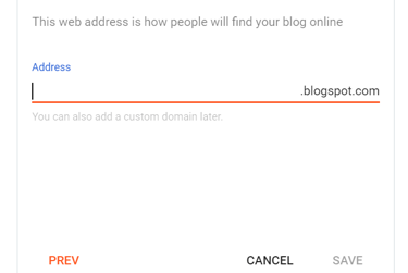 blog address