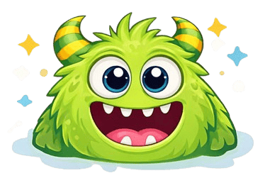 cute monsters puzzle game for kids