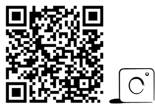 a qr coder with a picture of a man in a suit and tie