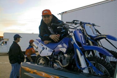 Jeremy McGrath's YZ/XR120 built by Dave Miller