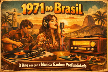 1971 no Brasil – O Ano em que a Música Ganhou Profundidade.