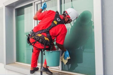 Limpieza de Cristales en Altura