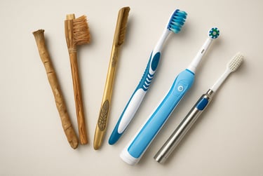 historia del cepillo de dientes