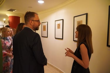 photo from the exhibition anatomy of the mural of Borko Lazeski