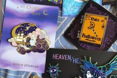 Custom enamel pins with custom backing cards