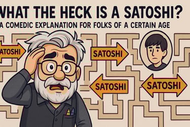 Old man Opa confused about the nature of Satoshi.
