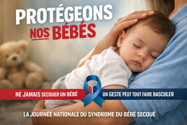 Journée nationale du syndrome du bébé secoué