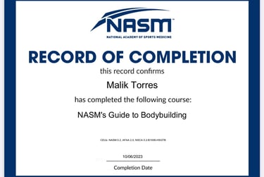 Bodybuilding Specialist