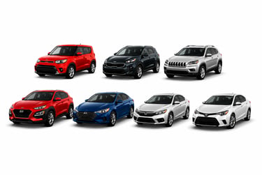 Affordable weekly and monthly rental car fleet for rideshare and delivery drivers in Tucson Arizona