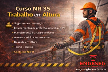 Treinamento NR 35 em Sorocaba-SP com equipe em orientação prática para trabalho em altura