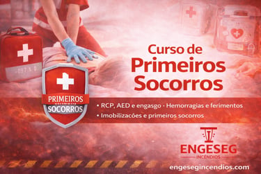 Treinamento de Primeiros Socorros em Sorocaba-SP com equipe em orientação prática de atendimento inicial