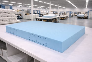 materasso espanso a 7 zone differenziate per supporto del corpo