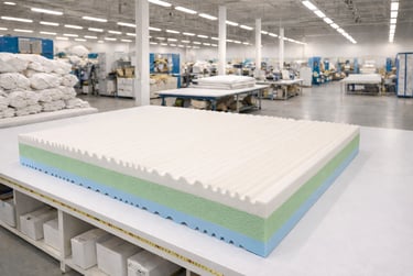 struttura materasso Morfeo a zone differenziate con materiali innovativi