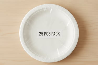 DISPOSIBLE ROUND PLATE