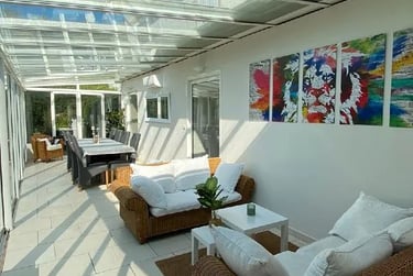 veranda espace convivial domaine du clody