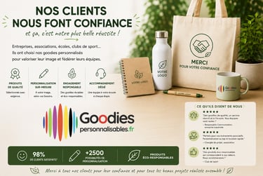 Confiance clients goodiespersonnalisables.fr Amboise Tours Paris France