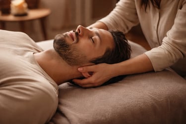 Séance d’ostéopathie pour adulte : manipulation douce des cervicales pour soulager les douleurs du c