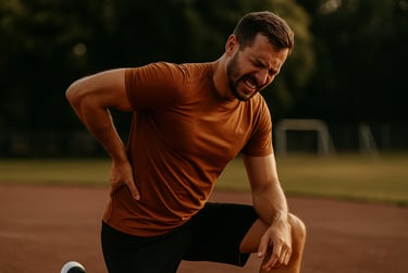 Douleur musculaire et blessure sportive dos