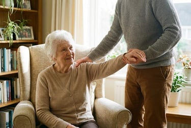 Consultation ostéopathie à domicile pour l'équilibre et la mobilité..