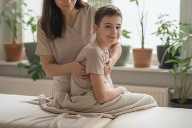 Bilan postural et ostéopathie enfant à L'Isle-Adam pour la croissance.