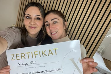 Certificate for Mesotherapy, Skinbooster, and subcutaneous injection training.