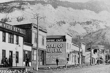 Frank Alberta - before the Frank Slide