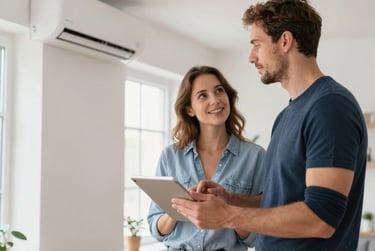 Bright living room with modern inventory