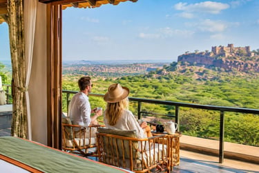 Couple at Ranthambore National Park, India 