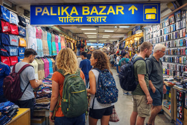 Underground Palika Market in Delhi
