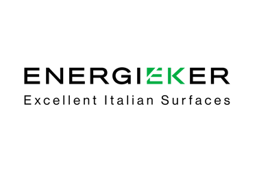EKEK brand logo in green modern font isolated on a solid black background.