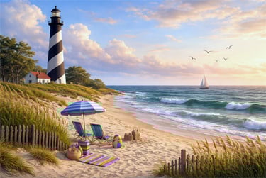 OBX Lighthouse Magnets