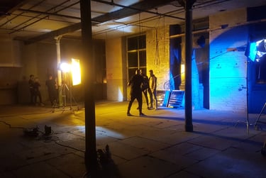 JD Sports shoot in the Stone room at Atlas Studios