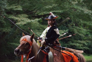 "On Target" - Yabusame archer at Meiji Jingu, Tokyo, Japan