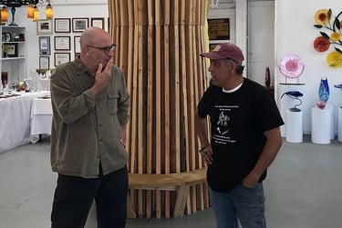 Mark Galt with Saul Alcaraz.