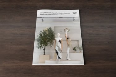 a magazine cover of a woman's dress with a mannequin