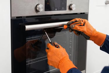 home oven repair. Built-in wall oven appliance repair.