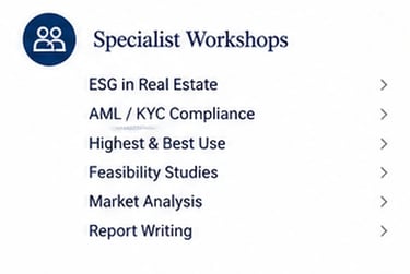 Specialist Workshops