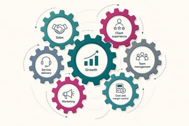 All the moving parts - All business functions
