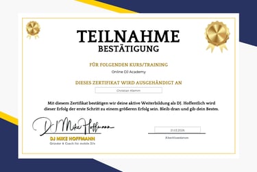 DJ Christian Klemm DJ Academy