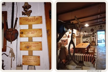 Folk museum in Rakokazano tou Leonida in Alagni village, Crete