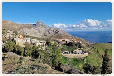 Kapetaniana village in Crete