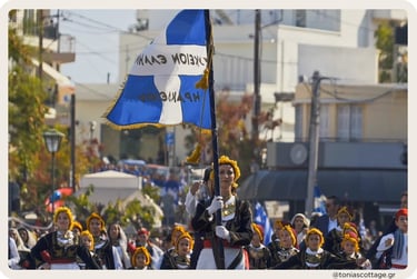 Greek Independence Day celebration in Crete