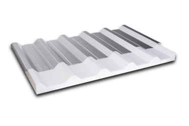 telha termoacustica galvalume ou aluzinco isolante térmica e acústica de diversas cores e formatos